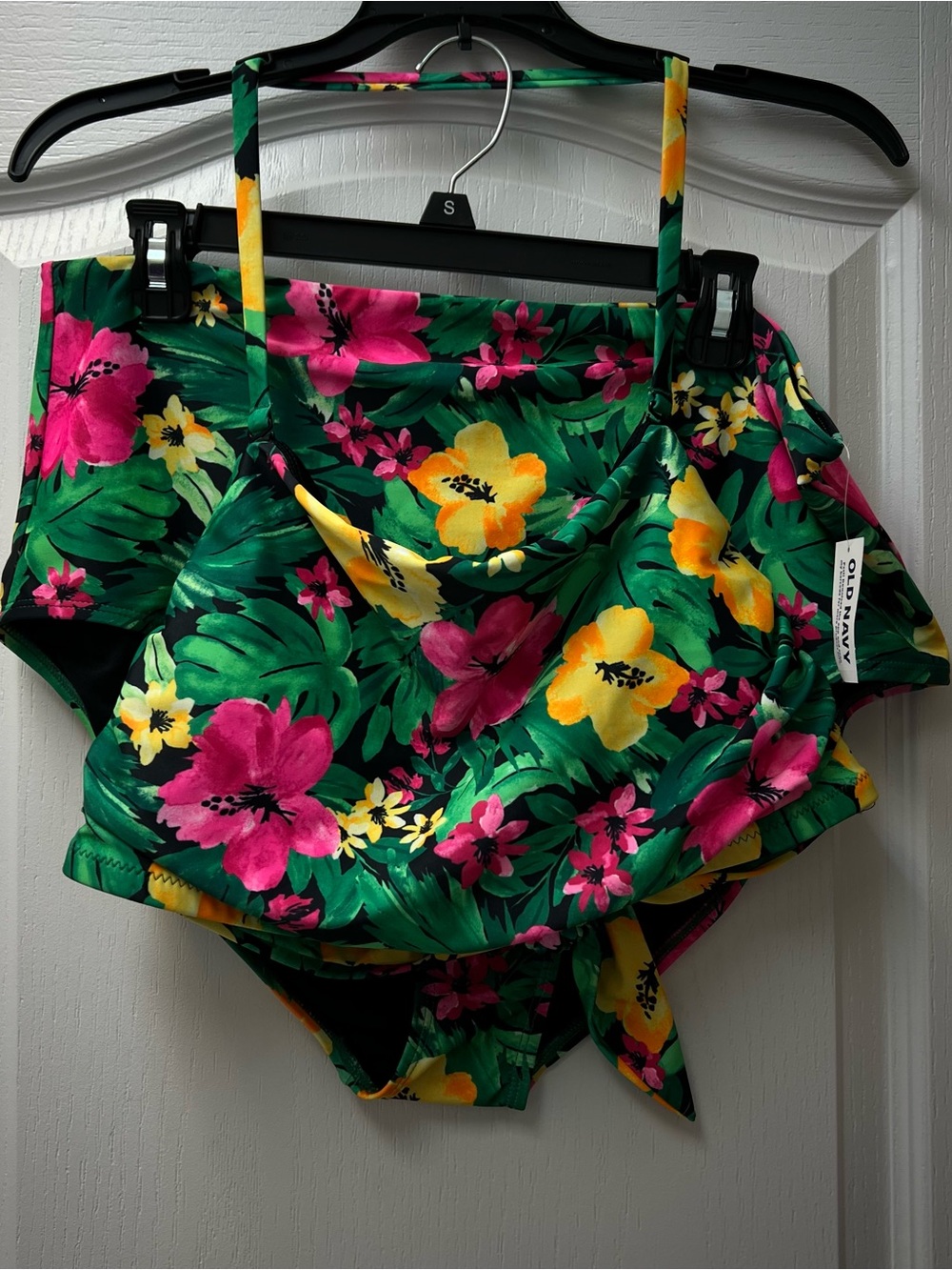 Old Navy Two Piece Bikini Tropical Floral Vacation Bathing Suit Sz 2X NWT